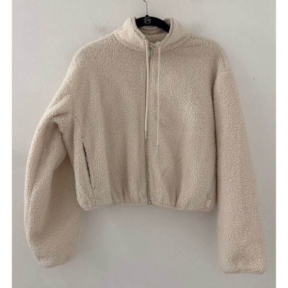 Athleta Jackets & Blazers - Athleta Women's In The Clouds Bone Full Zip Jacket Size Extra Small FA25